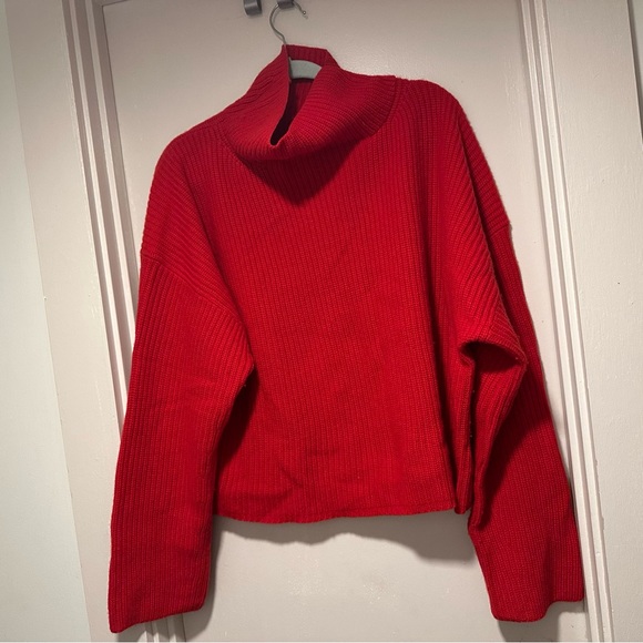 Polo Ralph Lauren Vibrant Red Turtleneck Sweater - Picture 1 of 4